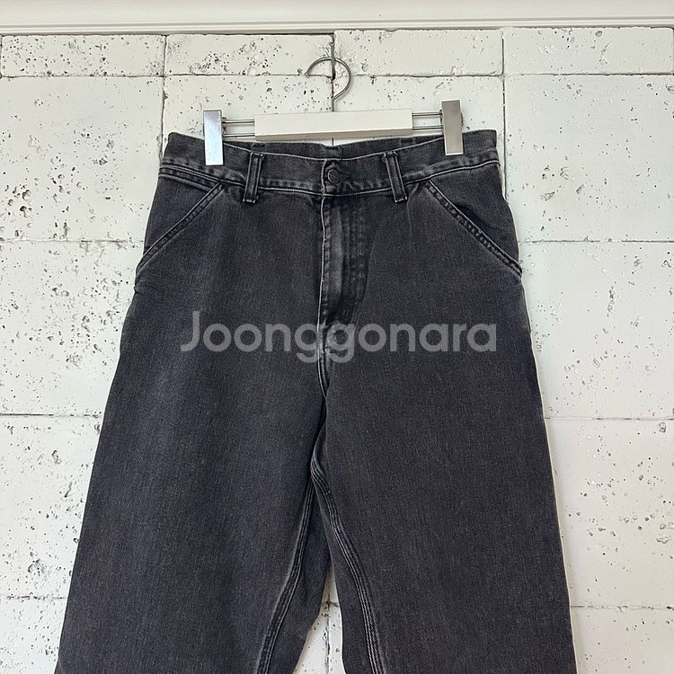 28 칼하트 카펜터 데님 블랙--1