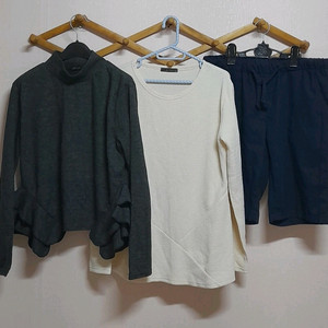 여성티셔츠, 남녀공용 반바지 3종 다 XXL