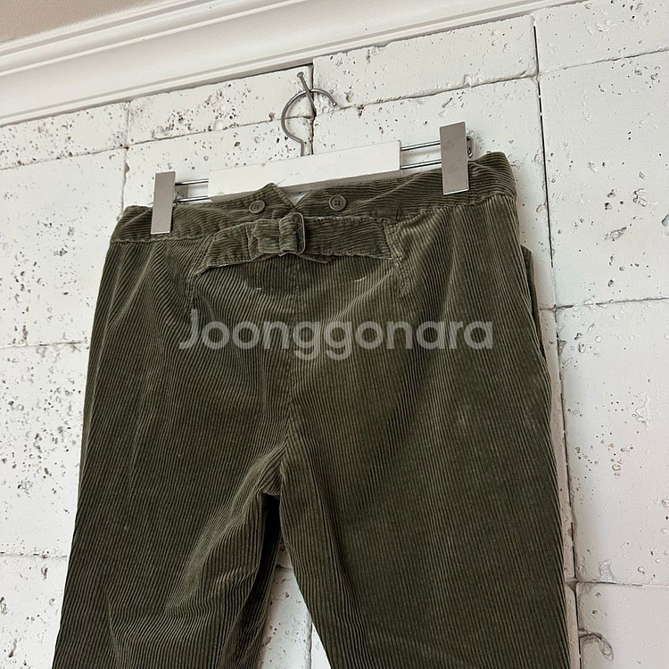 우먼2 폴로 랄프로렌 코듀로이 스판 팬츠 카키--4