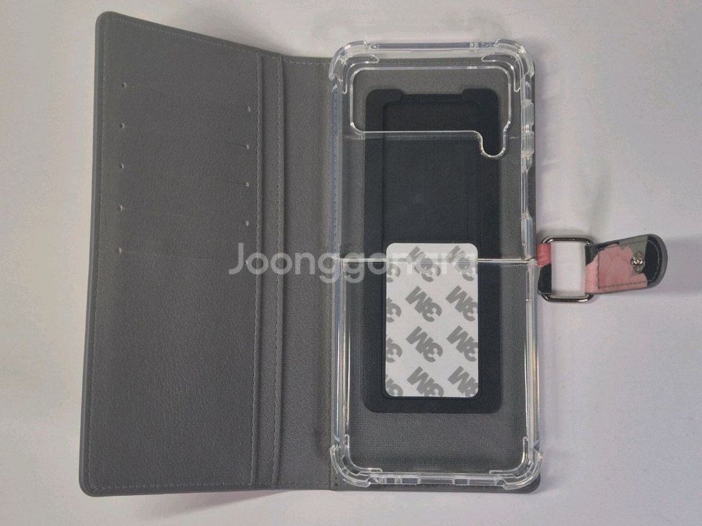 갤럭시 Z 플립3 (지갑형 케이스+젤리케이스)새거--2