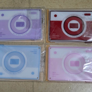 디지털 카메라형 아크릴 프레임 포토카드 케이스