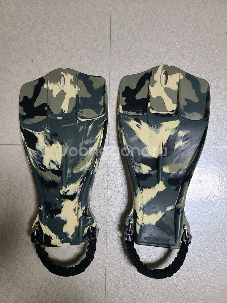 스쿠바프로 제트핀 카모 사이즈M--1