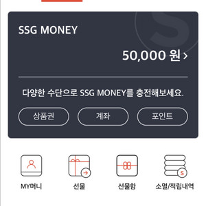 신세계 상품권 5만원권