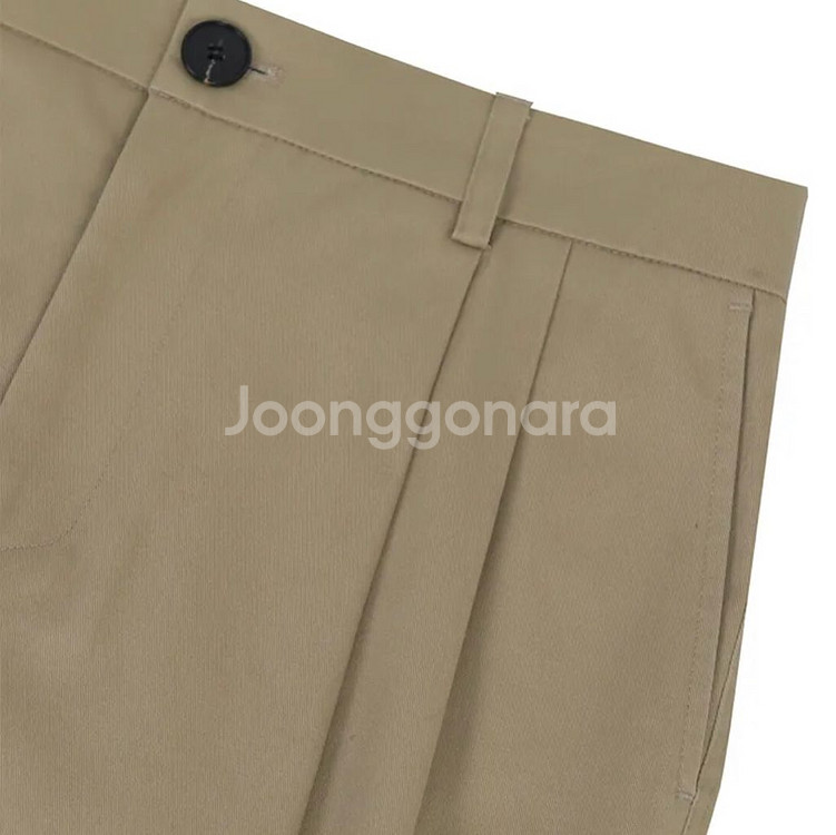 드로우핏 와이드밴딩 치노팬츠 베이지M--3