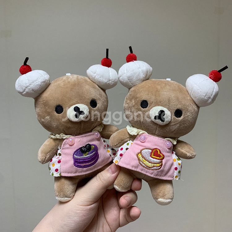 (새상품) 리락쿠마 케이크 디저트 인형 키링--0