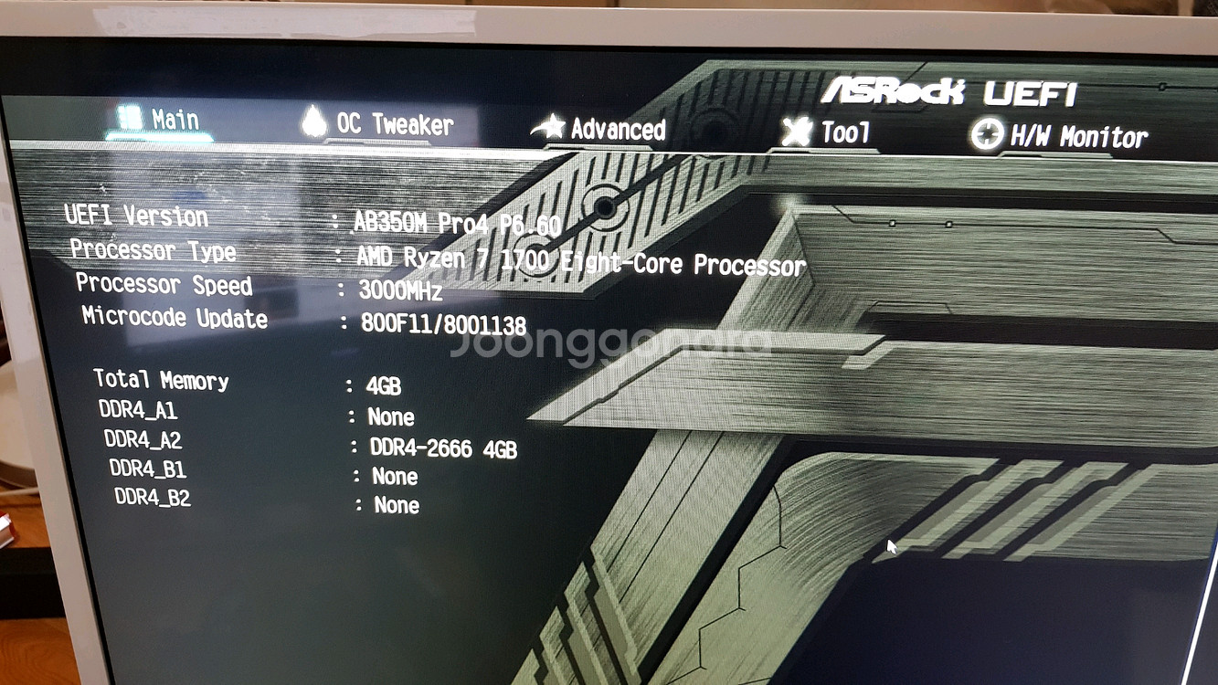 Asrock 메인보드 + Ryzen7 1700--0