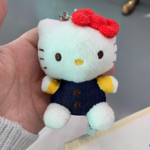 (새상품) 산리오 헬로키티 데님 인형 키링