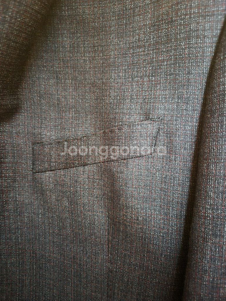 엠프리오 아르마니 체크패턴 울수트--3