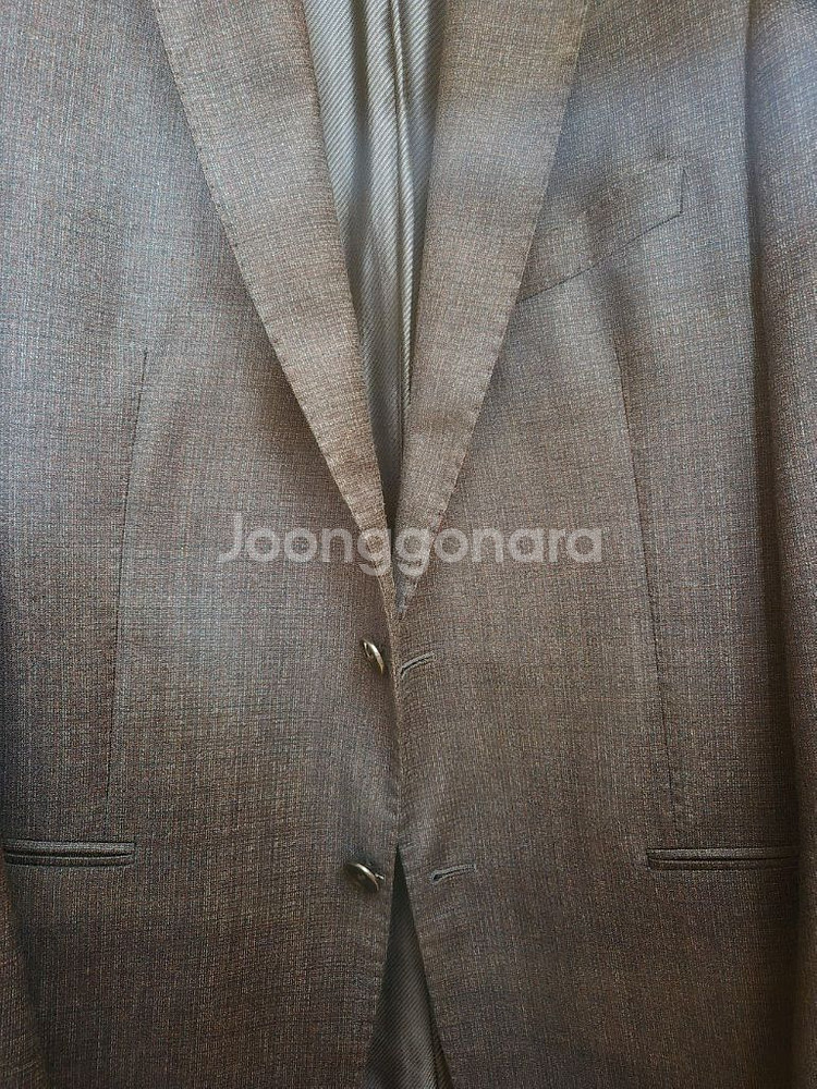 엠프리오 아르마니 체크패턴 울수트--1