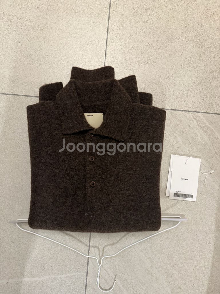 포터리 메리노울 컴포트니트 다크브라운 4사이즈--1