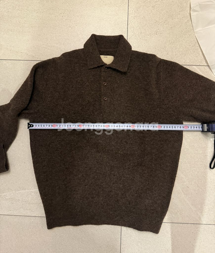 포터리 메리노울 컴포트니트 다크브라운 4사이즈--3