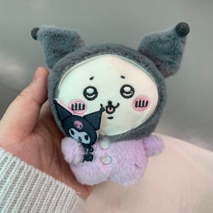 (새상품)치이카와 먼작귀 산리오 농담곰 쿠로미 인형
