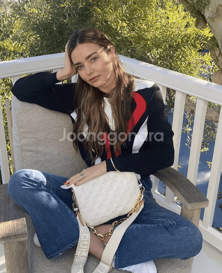 [정품] 루이비통 쿠상백 PM 크림컬러--4