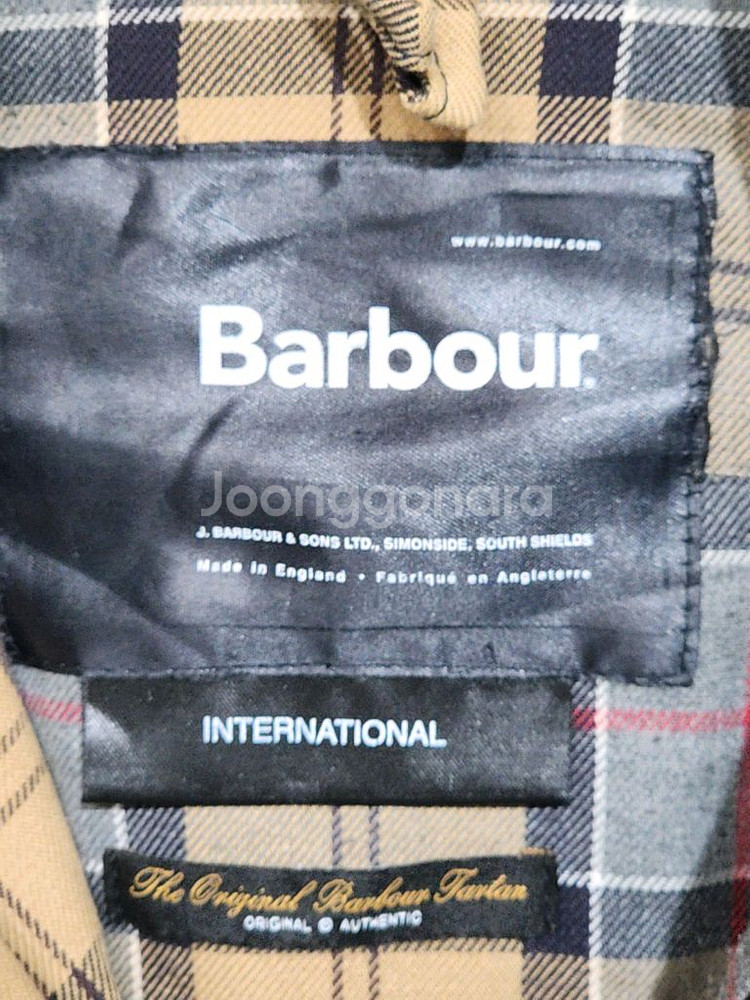 (XL) 바버 왁싱자켓 인터내셔널 왁스점퍼 빈티지--2