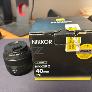 니콘 z 40mm f2 단렌즈
