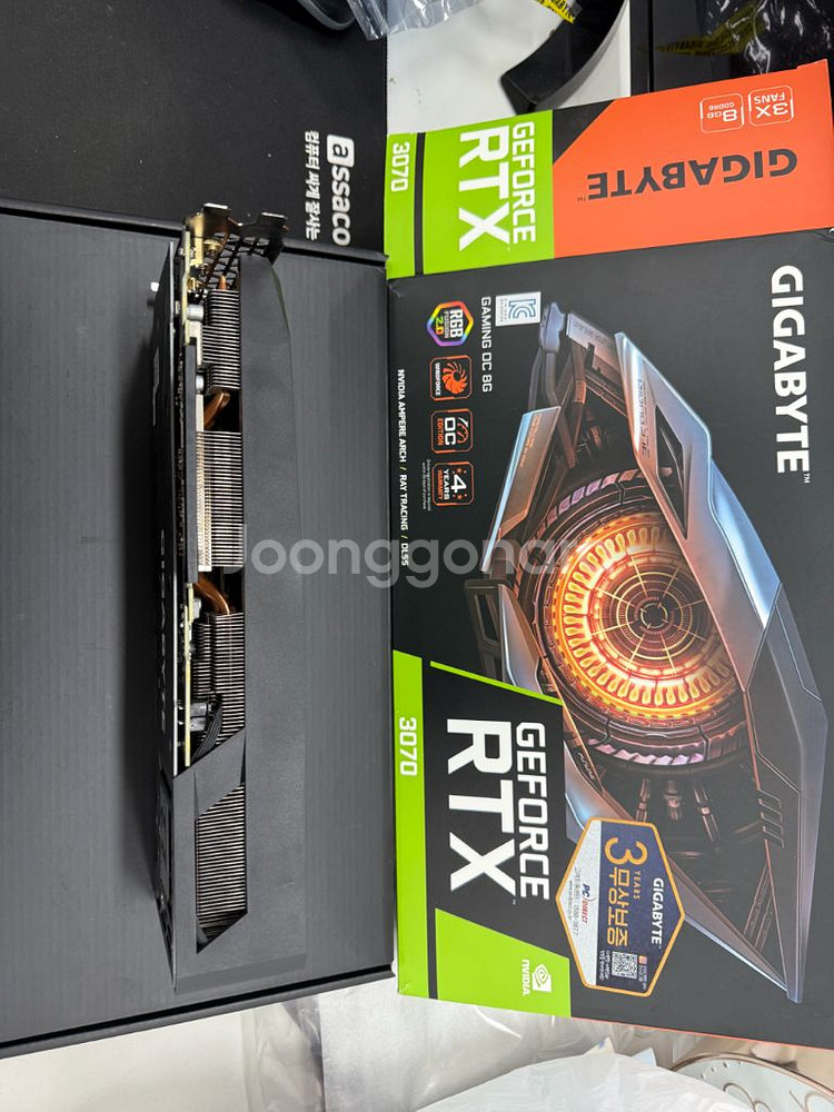 기기바이트 RTX 3070 gaming oc 8gb--3