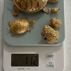 은 거북이,돼지,두꺼비 (112g 29.8돈 )