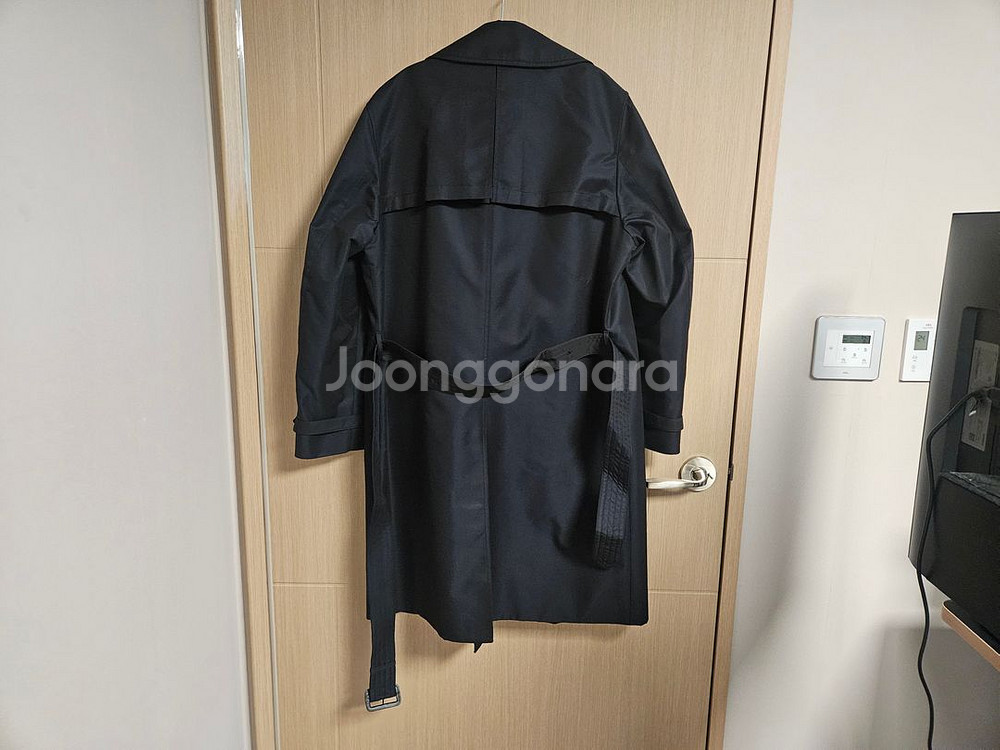 질스튜어트뉴욕 더블버튼 트렌치코트(사이즈-100)--1