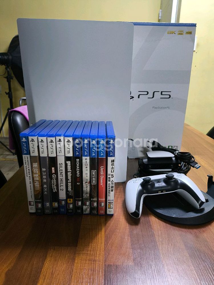 PS5 디스크 에디션 CFI-1218A + 게임13개--0