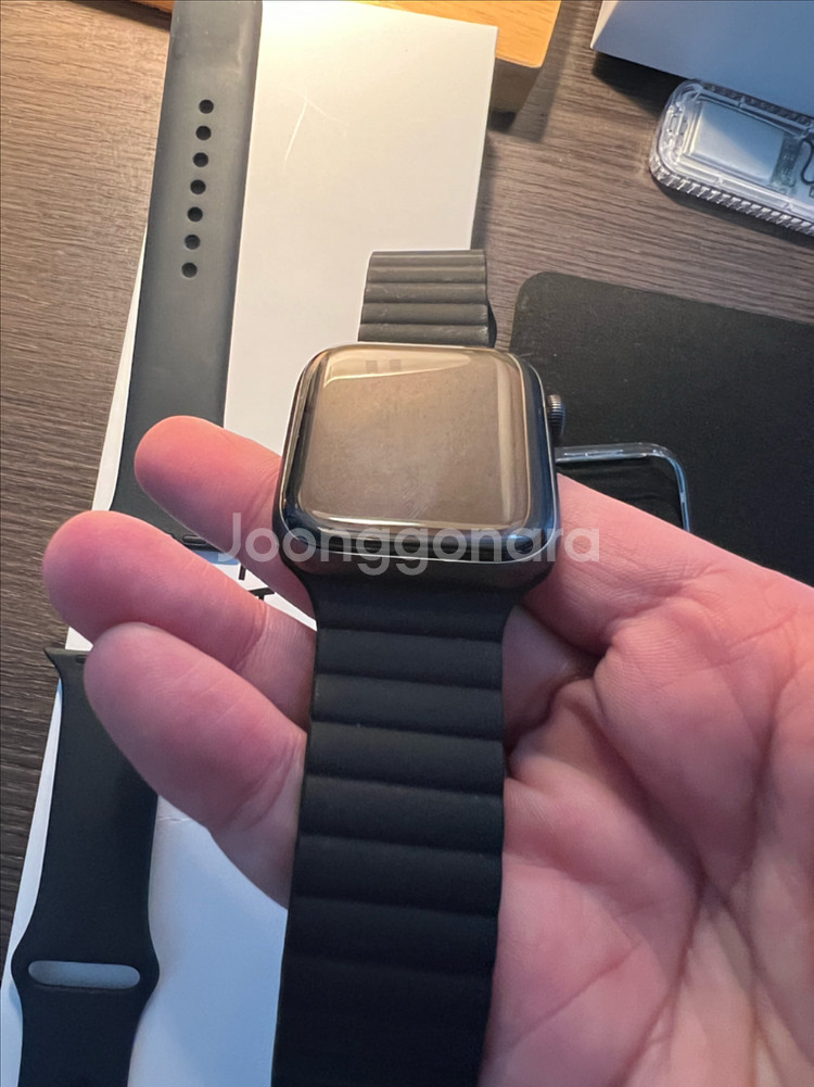 애플워치se 44mm gps 미드나이트--5