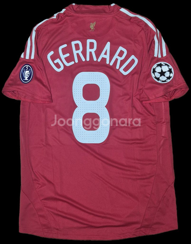 08-10시즌 리버풀 홈 스티븐제라드 유니폼 L사이즈--0