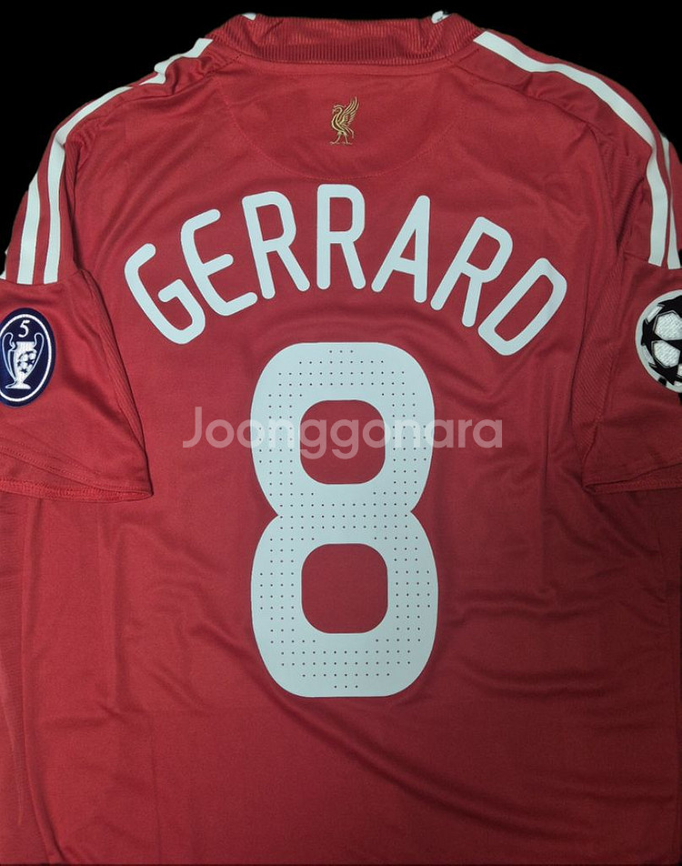 08-10시즌 리버풀 홈 스티븐제라드 유니폼 L사이즈--6