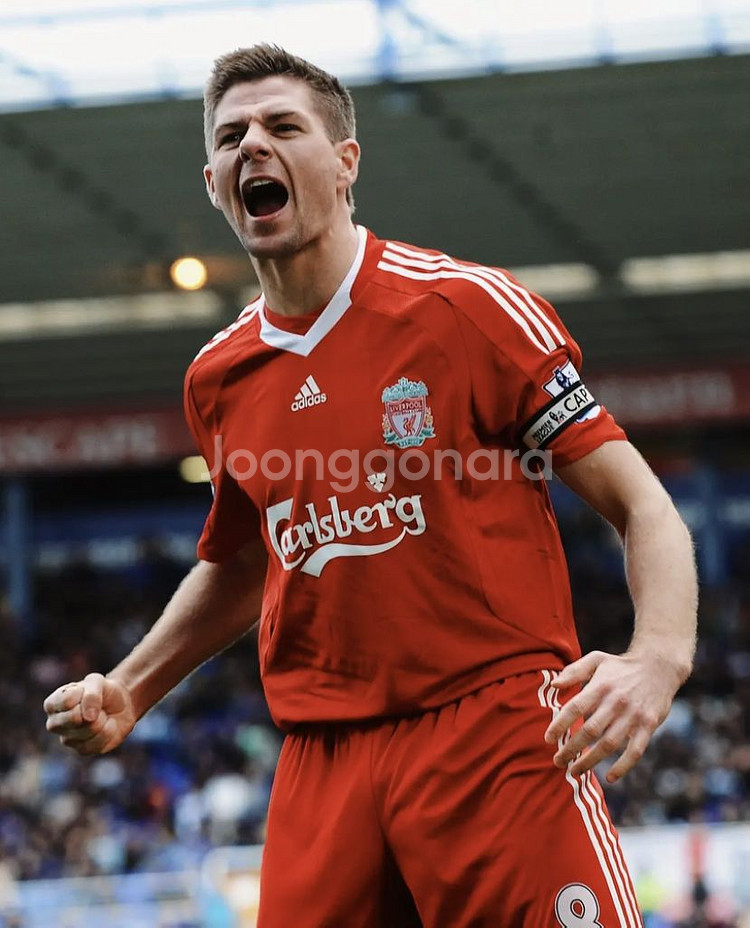 08-10시즌 리버풀 홈 스티븐제라드 유니폼 L사이즈--8