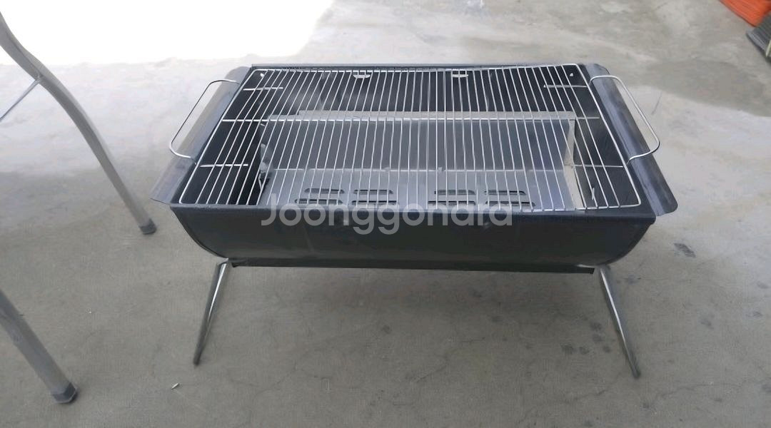원목 야외테이블 바베큐 그릴 8인용 (1800mm)--2