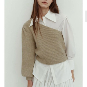 The tis 더티스 원숄더 니트