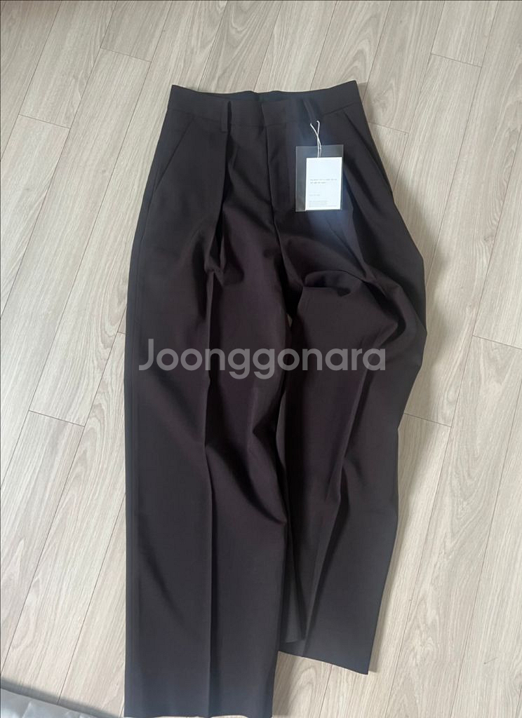 라벨 아카이브 릴랙스드핏 팬츠 브라운(여성1)--0