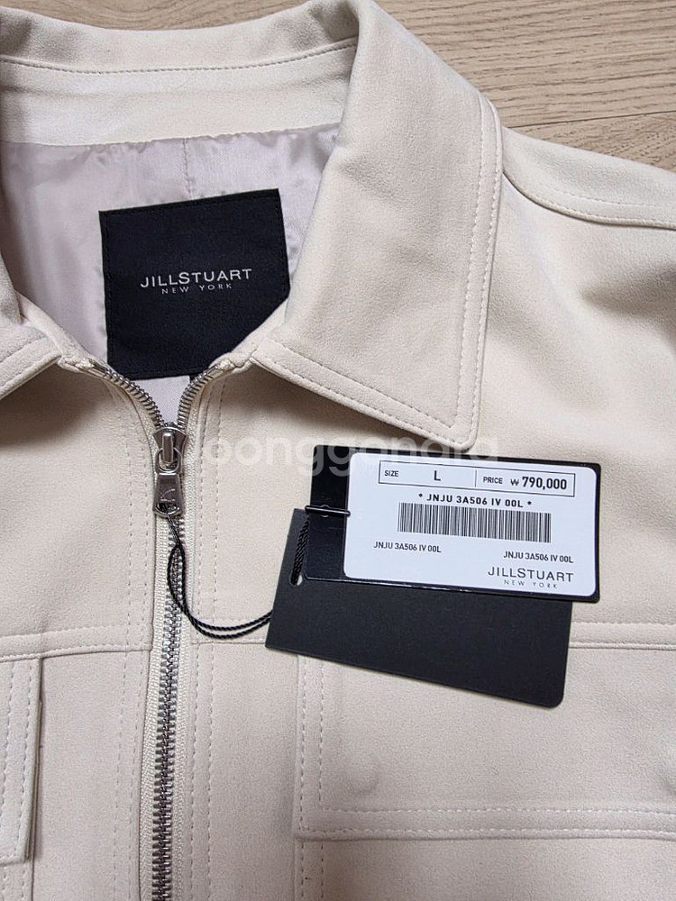 질스튜어트뉴욕 스웨이드 트러커 자켓 L 105 정가79--2