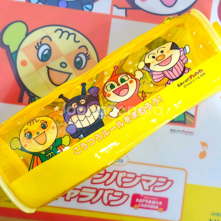일본 호빵맨 pvc 필통 파우치--1