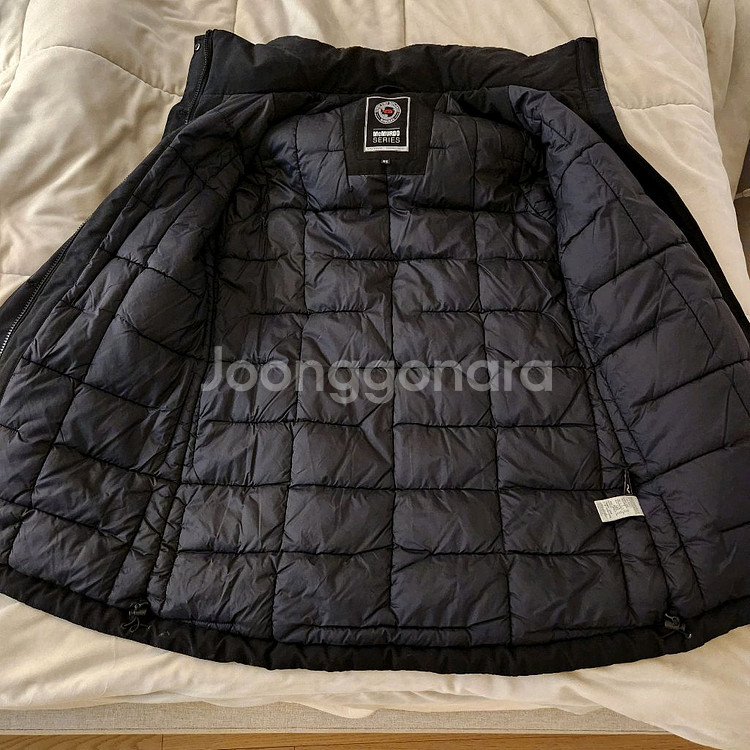 노스페이스 패딩 블랙 85(S)--6