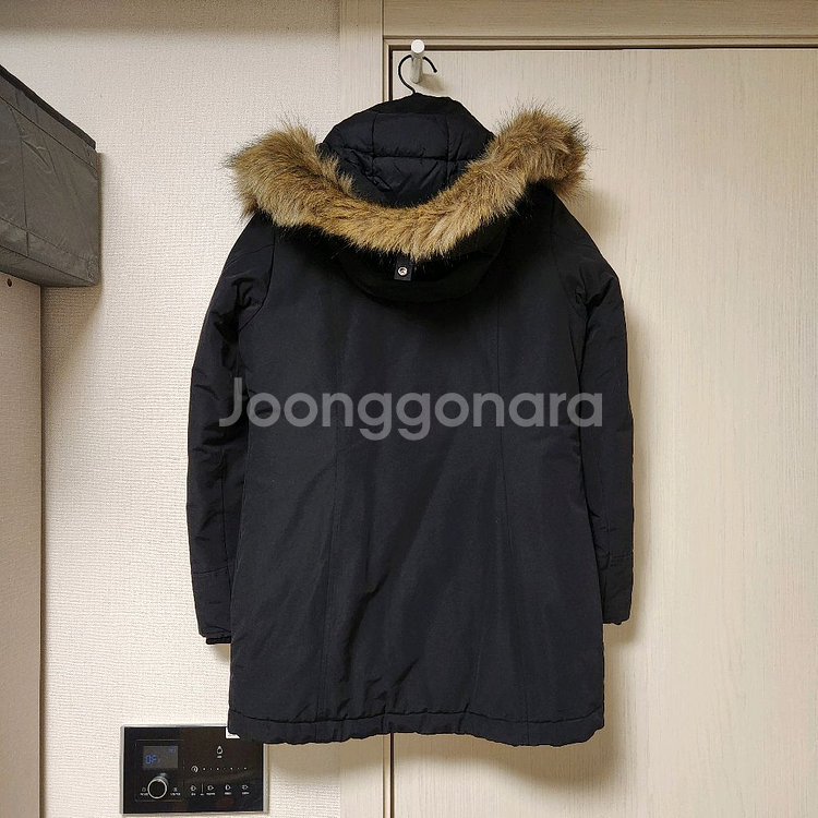 노스페이스 패딩 블랙 85(S)--3