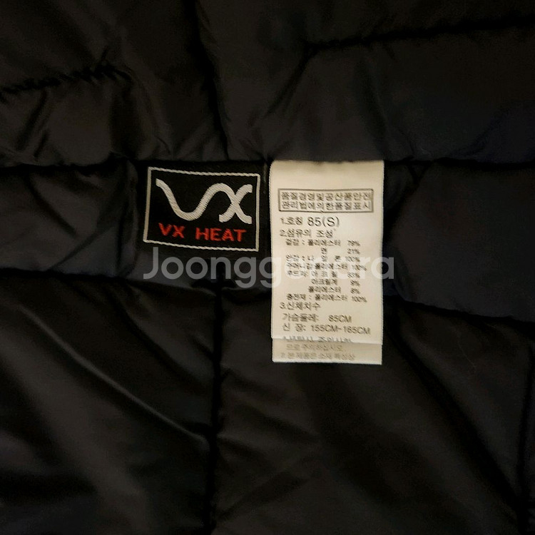 노스페이스 패딩 블랙 85(S)--8