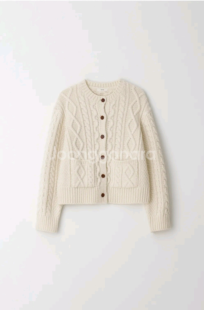 The Rye 더라이 케이블 라운드 가디건(아이보리)--6