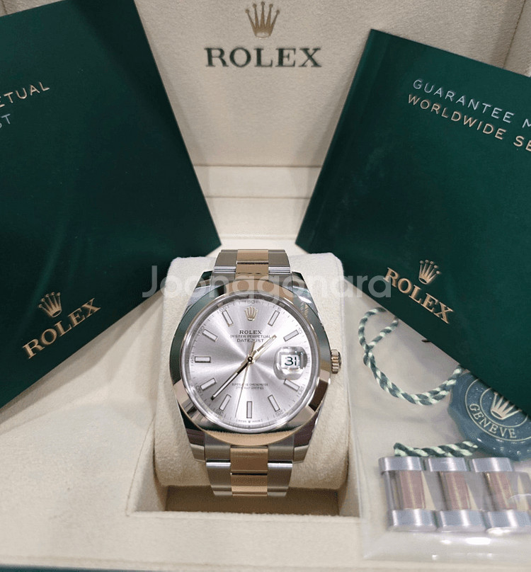 롤렉스 데이저스트 41MM 로즈골드 콤비--0