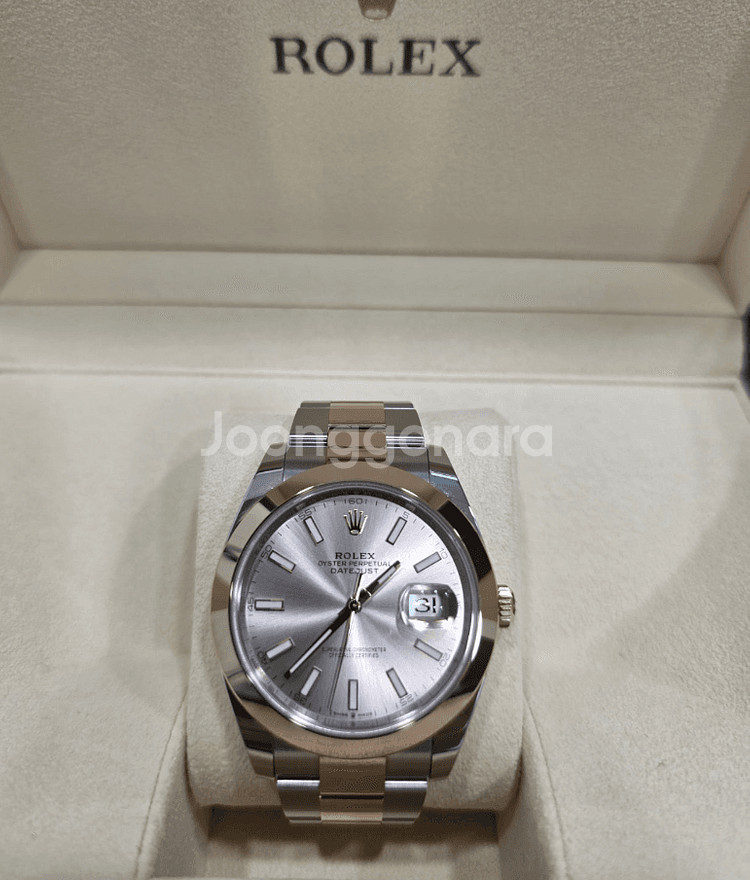 롤렉스 데이저스트 41MM 로즈골드 콤비--1