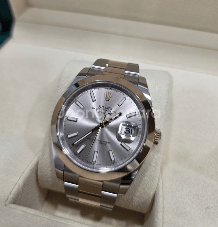 롤렉스 데이저스트 41MM 로즈골드 콤비--2