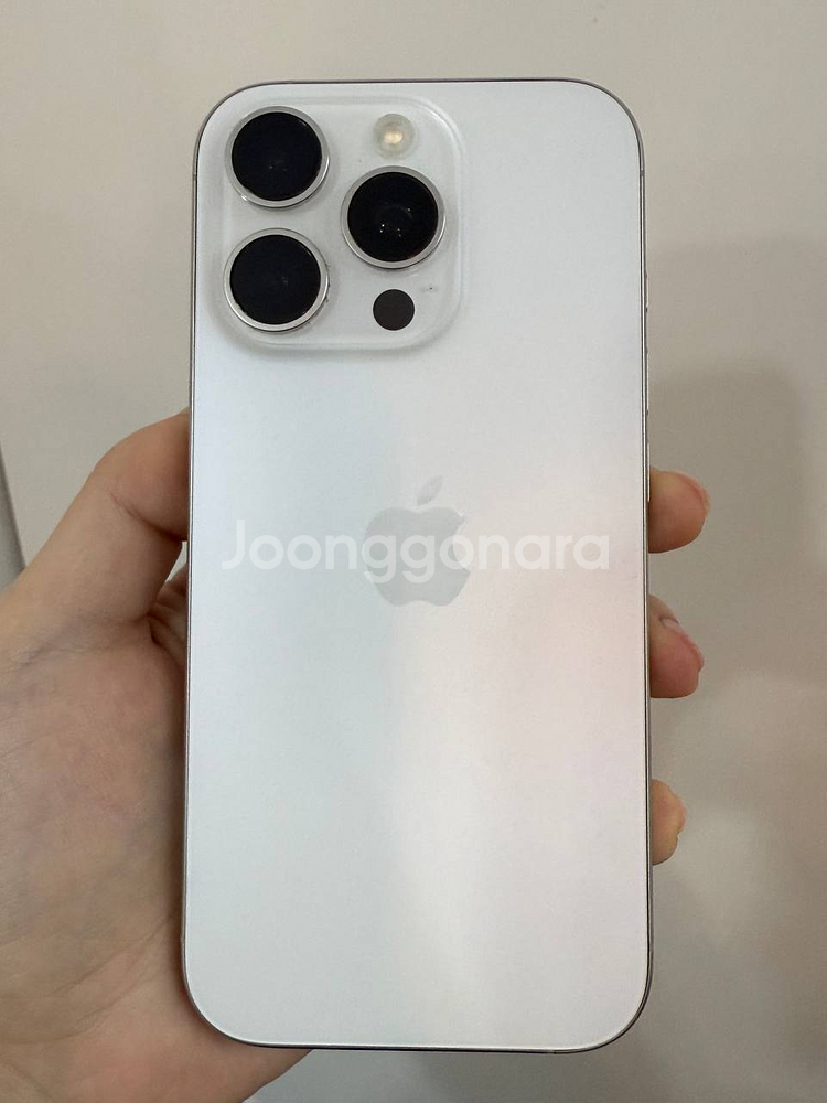 아이폰16프로 화이트 256GB/91%--0