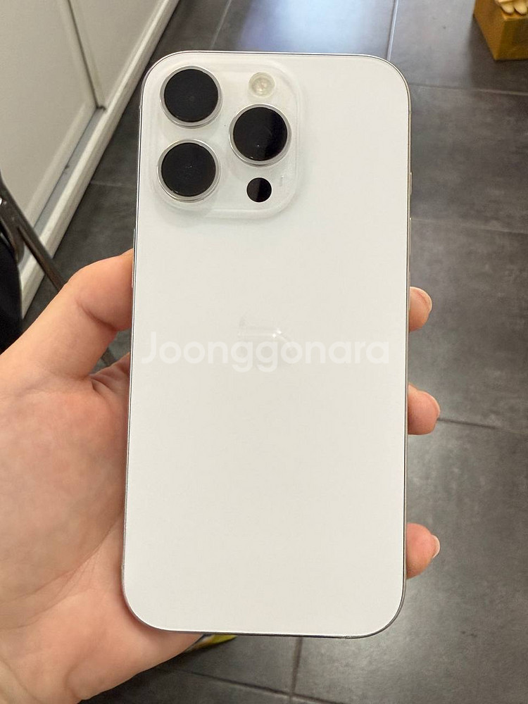 아이폰16프로 화이트 256GB/91%--0