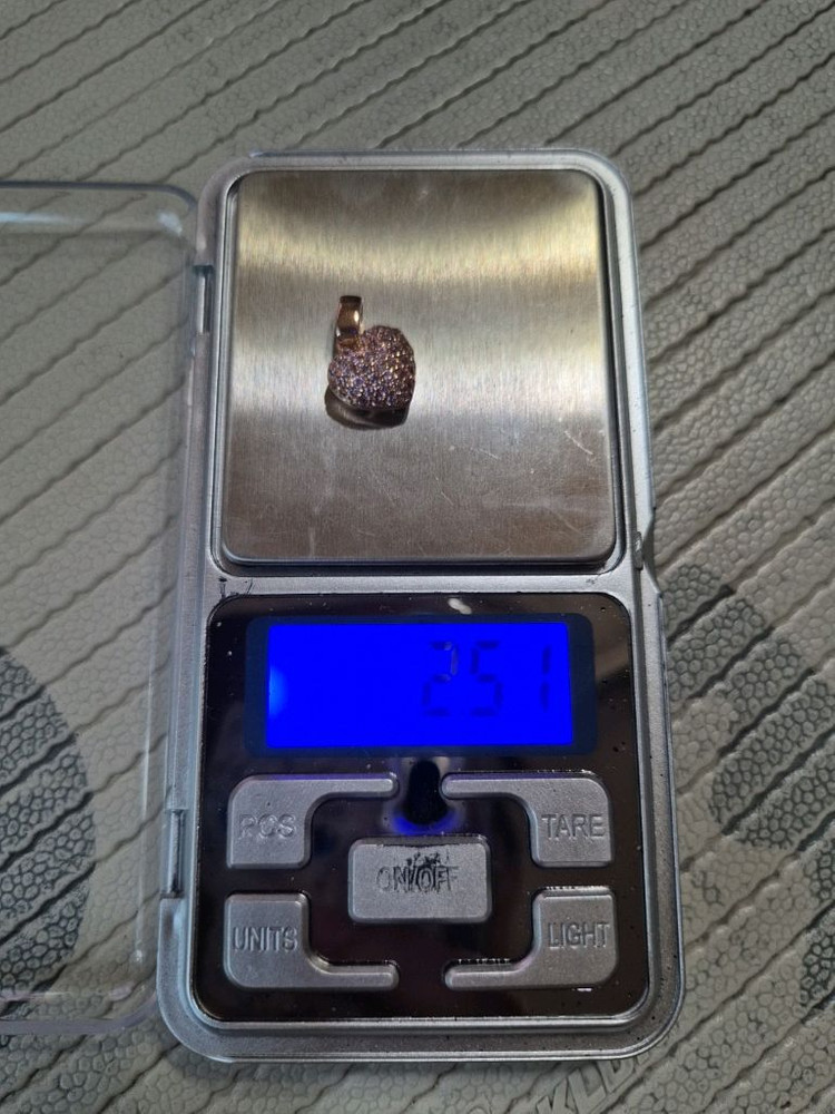 14k 로즈골드 핑크 하트 펜던트 귀걸이 세트 이미지