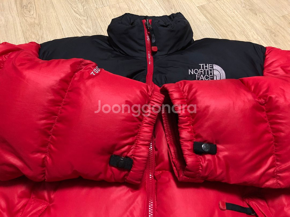 [L] 노스페이스 700 눕시 다운 자켓 레드--4