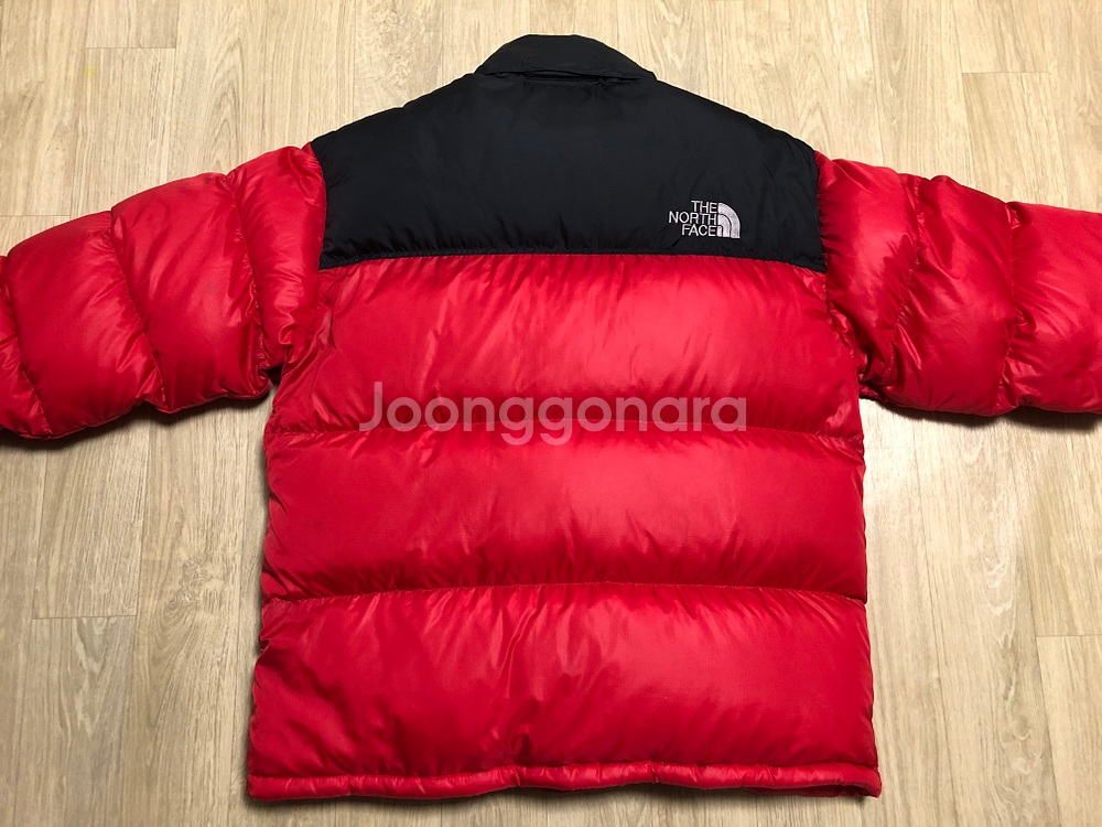 [L] 노스페이스 700 눕시 다운 자켓 레드--2