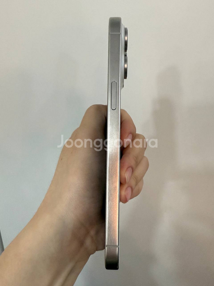 A급)아이폰15프로맥스 화이트 256GB/84%--5