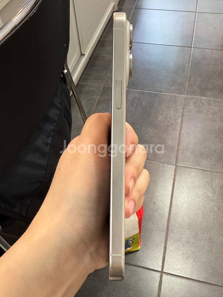 A급)아이폰15프로맥스 화이트 256GB/84%--5