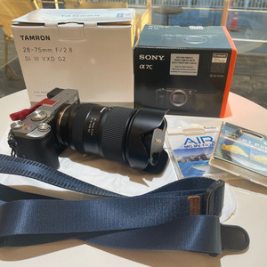 소니 A7c(실버) + 탐론 28-75 G2 풀박스