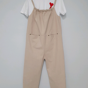 (상태좋음)키작녀 멜방바지, 점프수트 44~66반