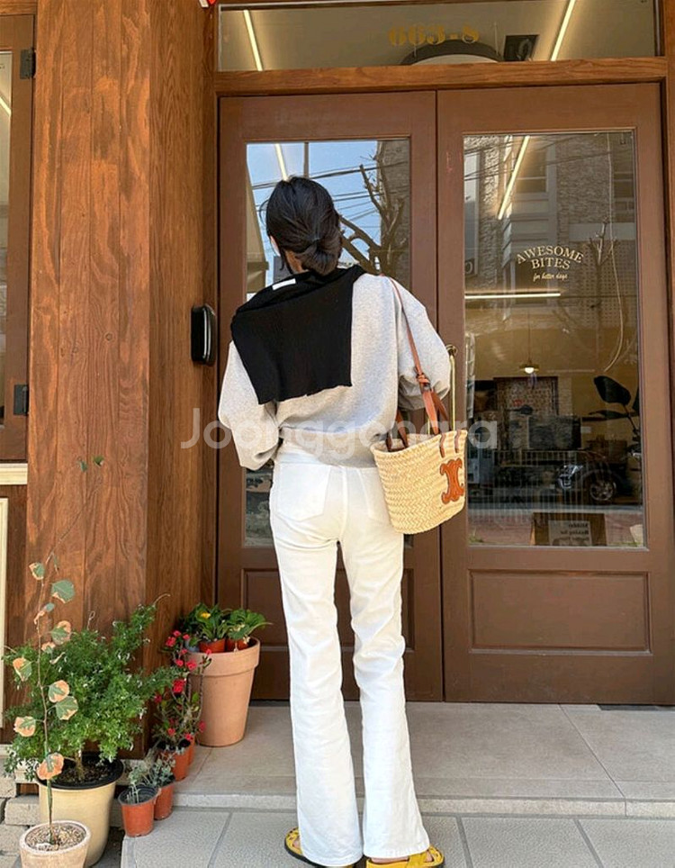 쩡구리마켓 코튼 스판 롱 부츠컷--2