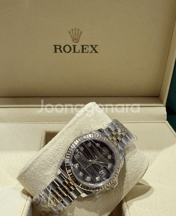 롤렉스 데이저스트 28MM 레이디저스트 로즈골드 콤비--0